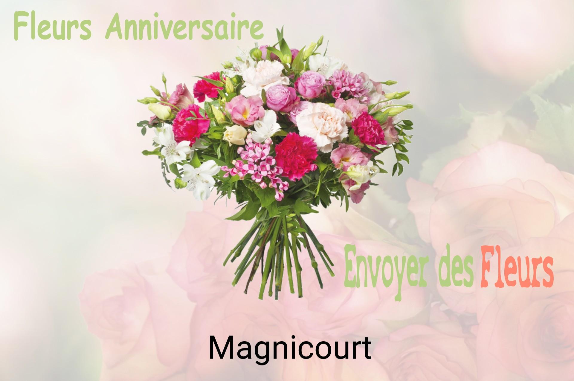 Bouquet de fleurs d’anniversaire livré à Magnicourt