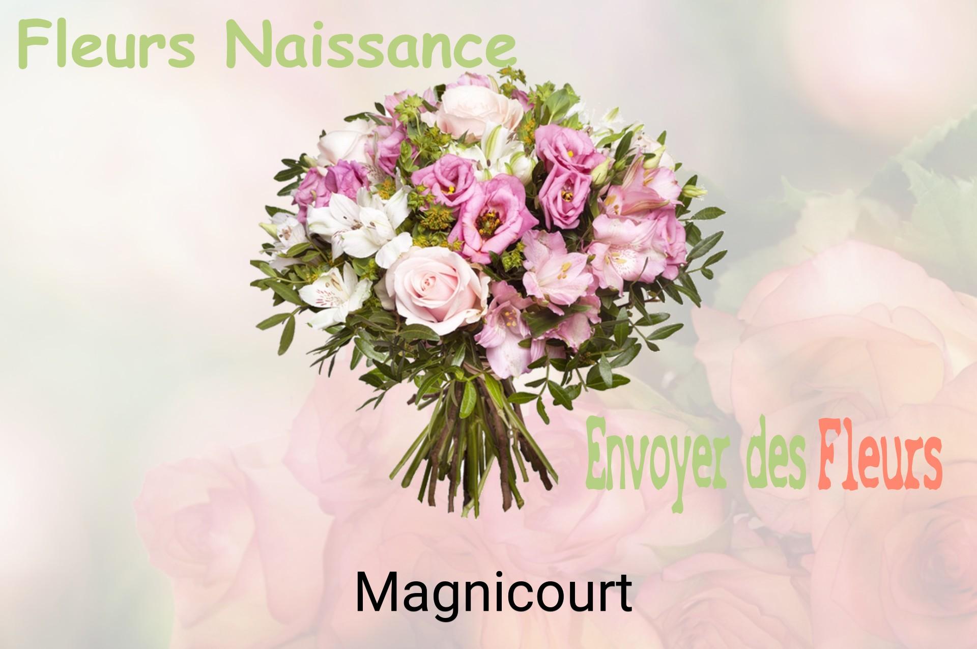 Bouquet de fleurs de naissance livré à Magnicourt