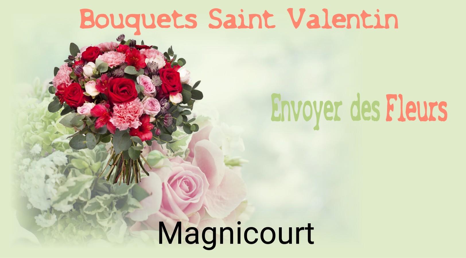 Roses de Saint-Valentin livrées à Magnicourt